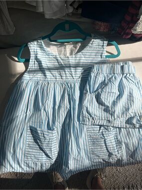 LAKE Light Blue Stripe Women’s Pajama Set